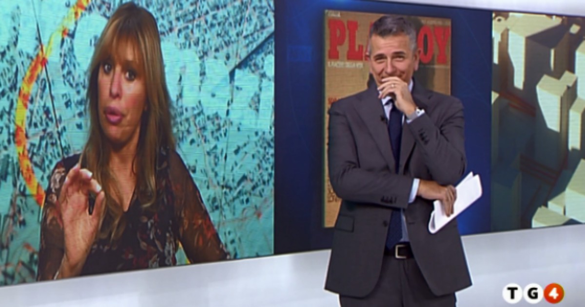 Alessandra Mussolini, la battuta piccante a Giuseppe Brindisi in diretta al Tg4: “Monello, ti voglio nudo sul calendario”