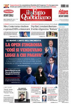 La Open s’ingrossa: “Così si vendevano leggi a chi pagava”