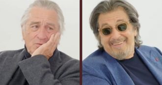 Copertina di Propaganda Live, l’endorsement alle Sardine di De Niro e Pacino in versione abruzzese: “Io so fare le sarde fritte”. “Prima si andava di alicette”