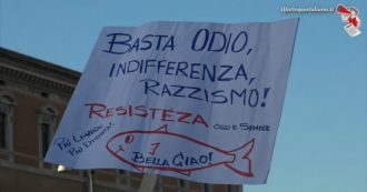 Copertina di Sardine a Roma, la piazza disillusa della sinistra: “Politici? Oggi non ci rappresentano”. Ma c’è chi spera ancora in Zingaretti, Bonino e Boldrini