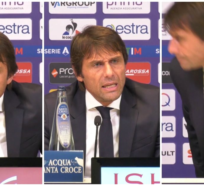 Antonio Conte, lo sfogo del tecnico dell’Inter contro i giornalisti: “Ormai è tutto possibile, non stiamo bene…”. Poi si alza e se ne va