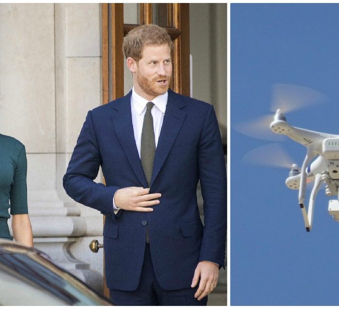 “Harry e Meghan hanno rischiato di morire in volo per colpa di un drone”