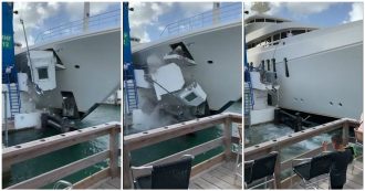 Come distruggere il superyacht da 108 milioni di euro? L’incidente sull’isola caraibica: il video