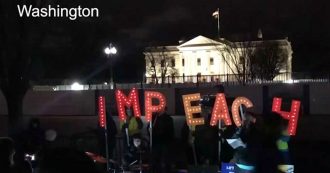 Copertina di Usa, i pro-impeachment scendono in piazza alla vigilia del voto: “Trump è un criminale”