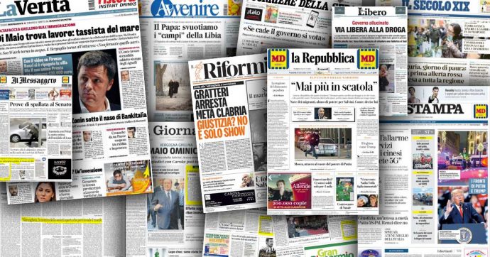 ‘Ndrangheta, la maxi-operazione scompare dalle prime pagine dei grandi giornali: niente su Stampa e Repubblica, un box sul Corriere