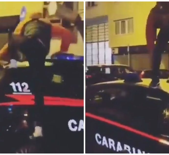Sale sulle auto dei carabinieri, poi sputi e insulti all’Arma: trapper di Monza posta il video e viene denunciato