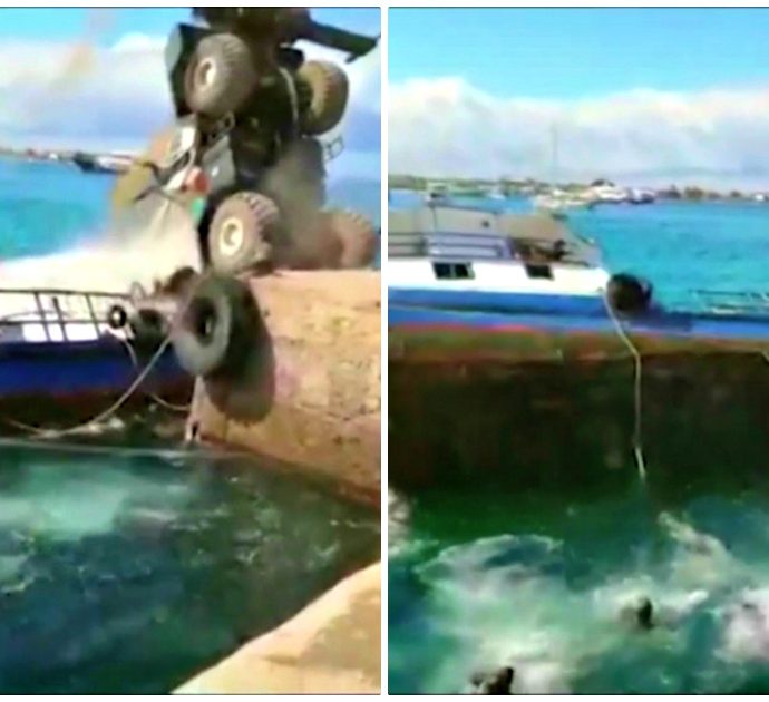 La gru si ribalta e cade sul barcone: chiatta con 600 litri di gasolio affonda alle Galapagos
