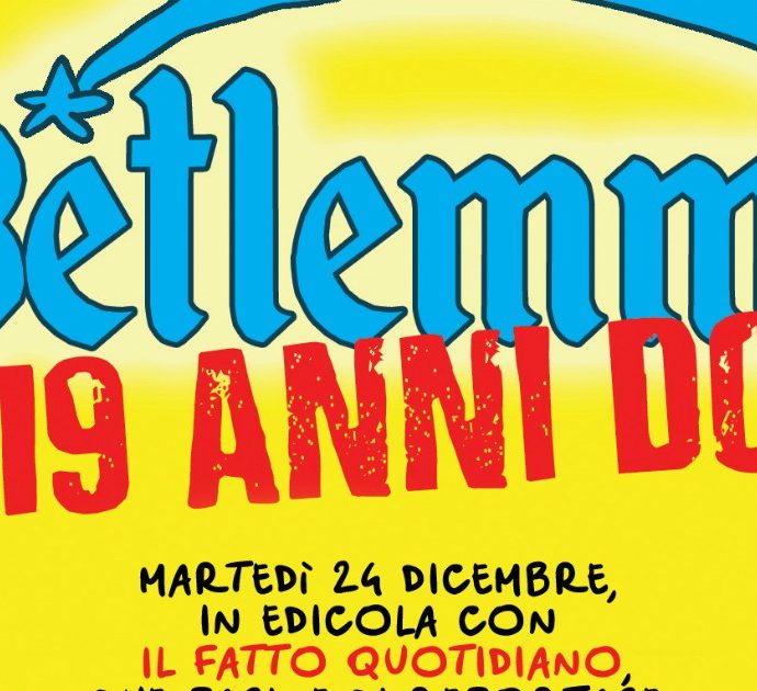 Betlemme 2019 anni dopo, il business tra i presepi e Banksy. Lo speciale di Mario Natangelo sul Fatto Quotidiano in edicola oggi