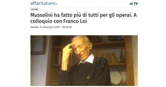 Copertina di Facebook rimuove un’intervista di Affari Italiani per una frase su Mussolini. Il direttore: “Se c’è un fascismo è quello di chi censura”