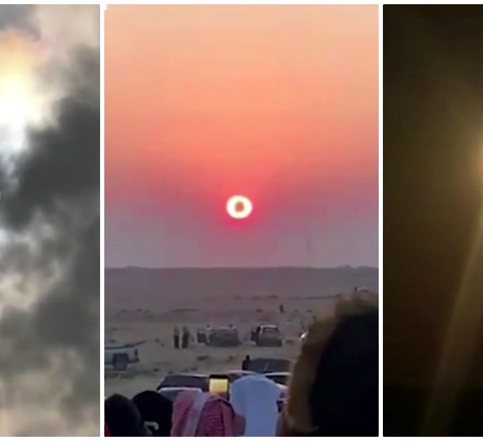 Eclissi solare di Santo Stefano, le spettacolari immagini dell’anello di fuoco nel cielo