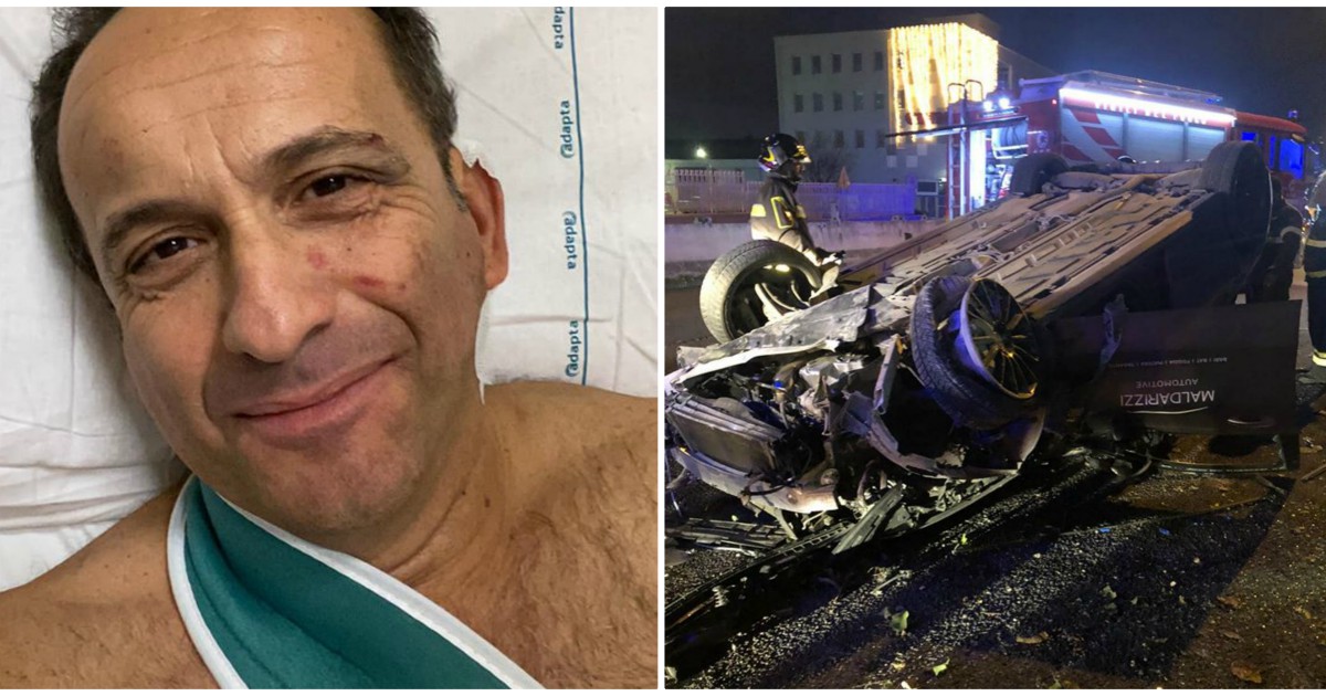 Uccio De Santis, il comico pugliese ricoverato in ospedale dopo un incidente stradale: “Ringrazio il Signore se sono vivo”. Era atteso per la festa di Capodanno in piazza
