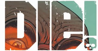 Copertina di “Die! Die! Die!”, sbudellament alla Tarantino per Robert Kirkman