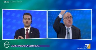 Copertina di Governo, lite Caldarola-Giubilei su La7. “Dica al suo capo Salvini di bere meno”. “Ma che dice? Non sono un parlamentare della Lega”