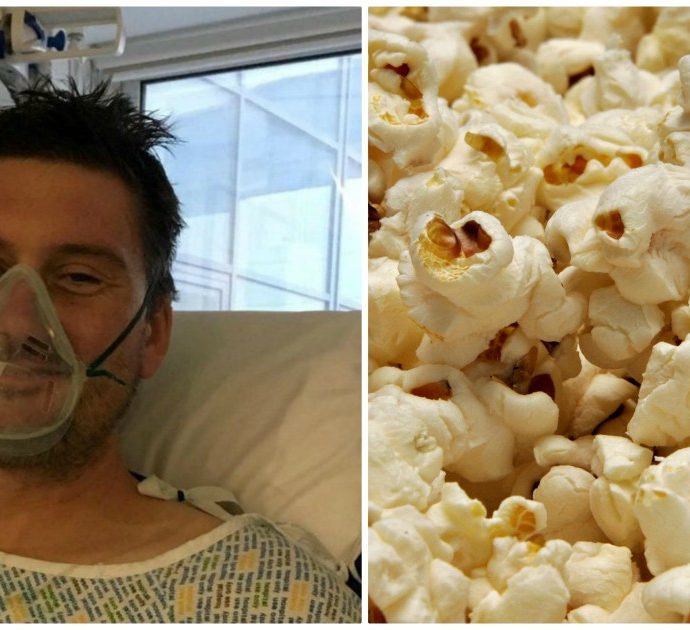 Un popcorn gli resta incastrato fra i denti e gli provoca una grave infezione: operato a cuore aperto