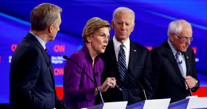 Noiosi&uguali, lo show Dem lo vince Trump