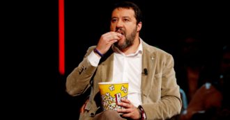 Copertina di Salvini “one man show”: 12 ore di tivù in un mese