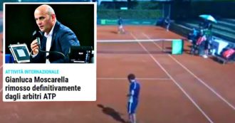 Copertina di Tennis, l’arbitro Gianluca Moscarella rimosso a vita dall’Atp: disse “sei molto sexy” a una raccattapalle durante un match a Firenze