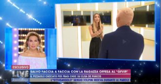 Copertina di Live Non è la D’Urso, faccia a faccia tra Salvo Veneziano e Elisa De Panicis: “Mi scuso ma avresti potuto comportarti diversamente in casa”. Lei gela tutti: “Ho subito violenze a 17 anni”