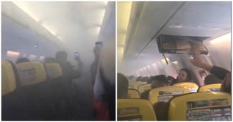Copertina di Paura sul volo Ryanair: fumo in cabina, piloti costretti a fare un atterraggio d’emergenza