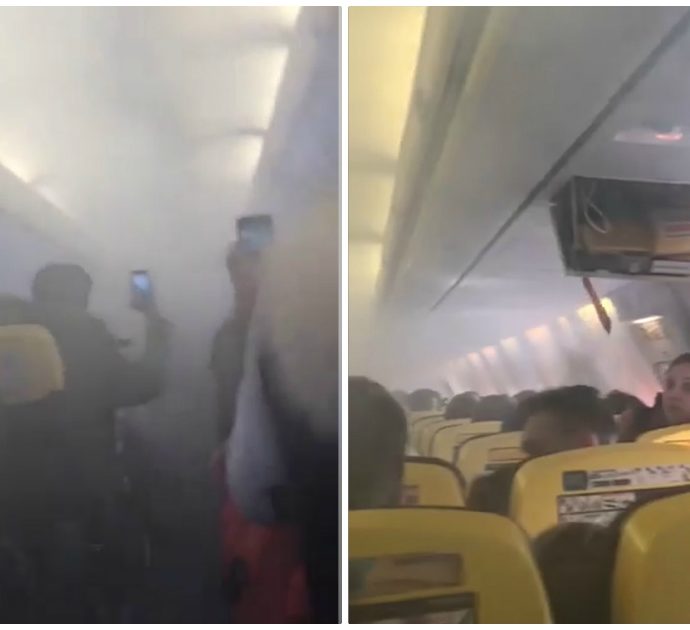 Paura sul volo Ryanair: fumo in cabina, piloti costretti a fare un atterraggio d’emergenza