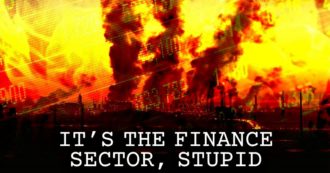 Copertina di Clima, “le 24 banche presenti a Davos hanno investito 1400 miliardi in combustibili fossili”: report contro “l’ipocrisia” dei big della finanza