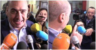 Copertina di Zingaretti ai giornalisti: “Date troppo risalto a Salvini”. La cronista: “È colpa nostra?”. E lui: “Sa che esiste il diritto di critica?”