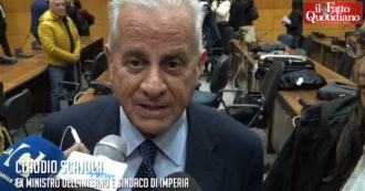 Claudio Scajola condannato a due anni per latitanza Matacena: “Dimettermi da sindaco? No proseguo con più impegno di prima”