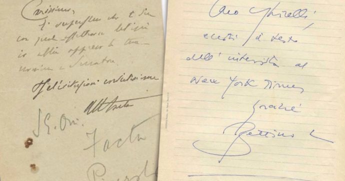 Gli “autografi” della Storia d’Italia: Craxi vale 350 euro, Togliatti 200