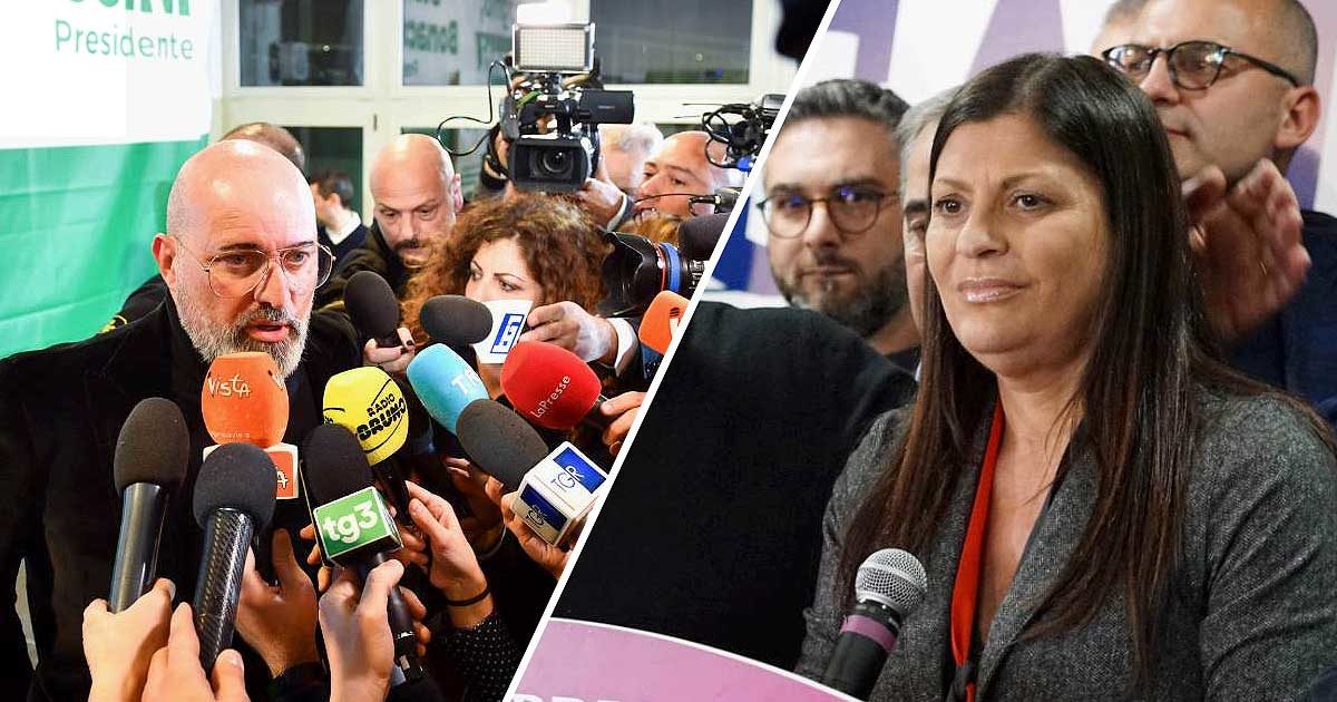 Elezioni Regionali, l’Emilia Romagna premia Stefano Bonaccini e il centrosinistra: fallita la spallata di Salvini. Pd al 34,6. Crollo M5s: 4,7%. Jole Santelli (Fi) presidente in Calabria, Callipo dietro di 25 punti