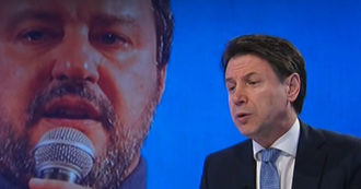 Copertina di Elezioni regionali, Conte su La7: “Salvini con la lettera di sfratto? Non l’ho visto, oggi i citofonatori sono rimasti a casa”