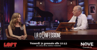 Copertina di La Confessione (Nove), Eva Robin’s a Peter Gomez: “Berlusconi? Mi dispiace per le ragazze irriconoscenti che lo hanno sputtanato”