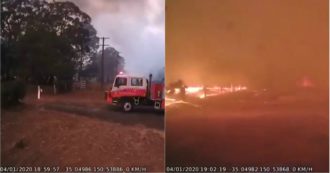 Copertina di Australia, un video mostra la velocità di propagazione degli incendi: in tre minuti le fiamme avvolgono tutto