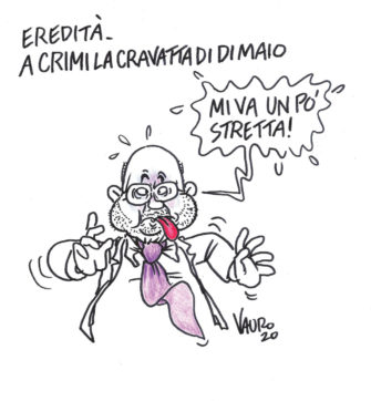 Copertina di La vignetta di Vauro