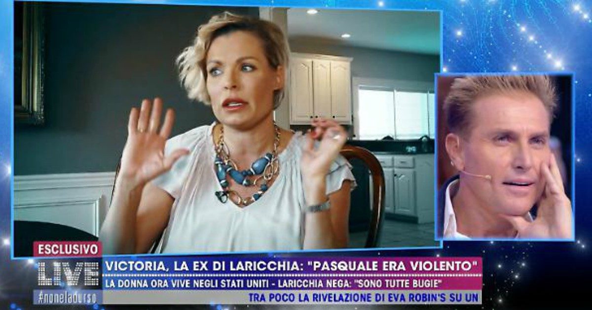 Live Non è la D’Urso, Victoria contro Pasquale Laricchia: “Mi ha dato tanti colpi in testa che ho smesso di respirare”. Lui: “Mi deve migliaia di euro”