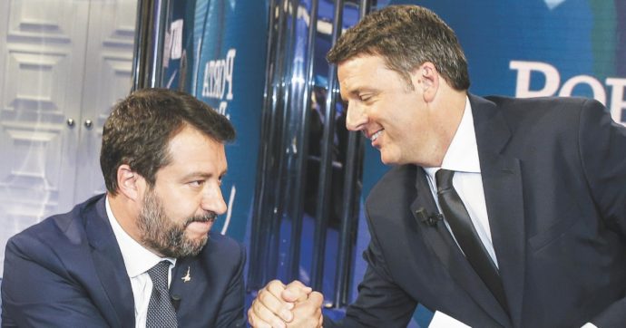 In Edicola sul Fatto Quotidiano del 3 Febbraio: Renzi lavora per Salvini. Il patto dei 2 Matteo