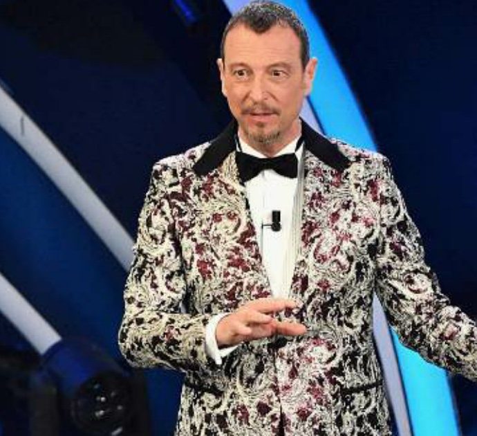 Festival di Sanremo 2020, Amadeus: “Sono commosso”. Il direttore di Rete Stefano Coletta: “Bestemmia che Antonella Clerici non sia su Rai1”
