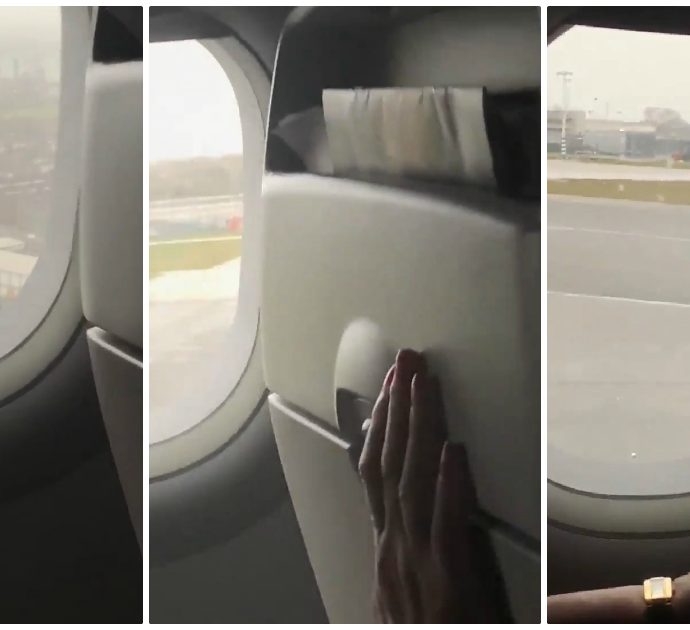 Londra, atterraggio da brividi per la tempesta Ciara: il video della forte turbolenza dalla cabina
