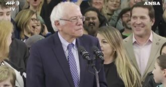 Copertina di Usa 2020, alle primarie Dem in New Hampshire vince Sanders: “È l’inizio della fine per Trump”
