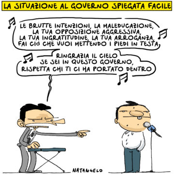 Lo scazzo Conte-Renzi