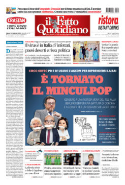 È tornato il Minculpop