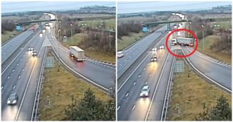 Follia in autostrada, camion sbaglia strada e fa inversione a U: 6 mesi di carcere e patente ritirata