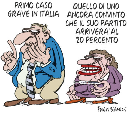 Copertina di La vignetta di Franzaroli