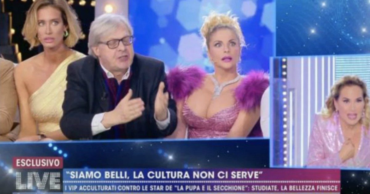 Vittorio Sgarbi chiede scusa a Barbara D’Urso: “Che senso avrebbe che Silvio Berlusconi me la raccomandasse”