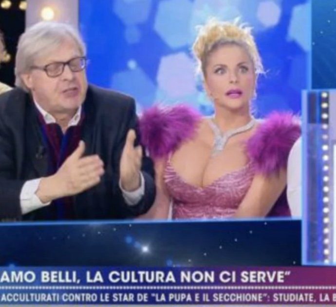 Vittorio Sgarbi chiede scusa a Barbara D’Urso: “Che senso avrebbe che Silvio Berlusconi me la raccomandasse”