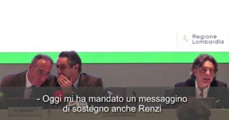 Copertina di Governo, il fuorionda di Fontana: “Mi ha mandato un messaggino di sostegno anche Renzi. È più forte il suo odio per Conte…”