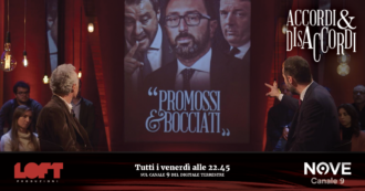 Copertina di Accordi&Disaccordi (Nove), Travaglio sulla prescrizione: “Salvini e Renzi non vogliono i processi corti, ma morti”