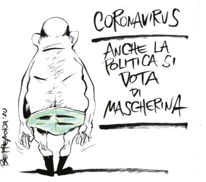 Copertina di La vignetta di Beppe Mora