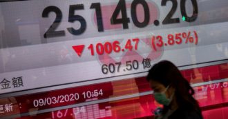 Copertina di Coronavirus, ecco il “cigno nero”: mercati a picco, salgono gli spread