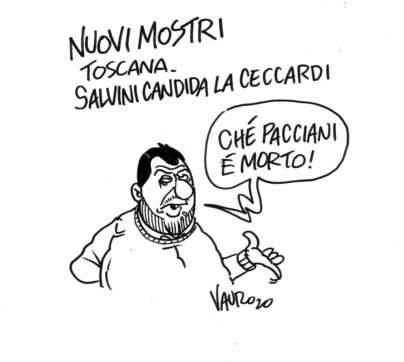 Copertina di La vignetta di Vauro