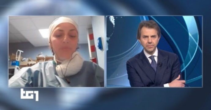Coronavirus, dottoressa dell’ospedale di Cremona dà la sua testimonianza al Tg1 e Francesco Giorgino si commuove in diretta: “Scusate ma sono emozionato”